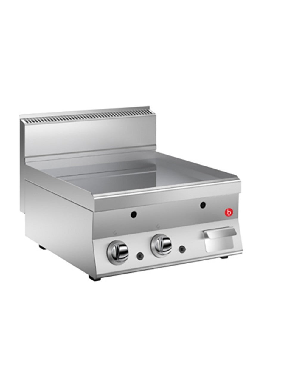 Grillade gaz - Plaque lisse 33 dm² - AISI 430 - 596 x 555 mm - Gamme 650 - 60FTTG603 - Baron