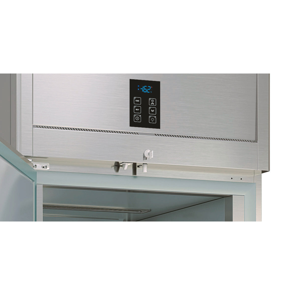 Armoire GN2/1 côtés emboutis positive 1 porte - HEGR-751-PF85 - CODIGEL