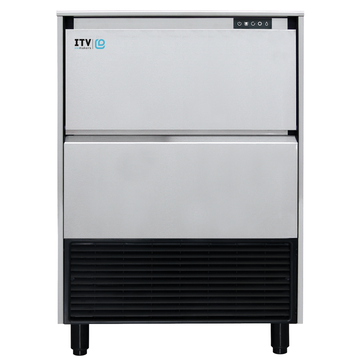 Machine à glace Nuggets - Prod. (24H): 240kg - Refroidissement AIR - Glace nuggets - IQN240A - CODIGEL