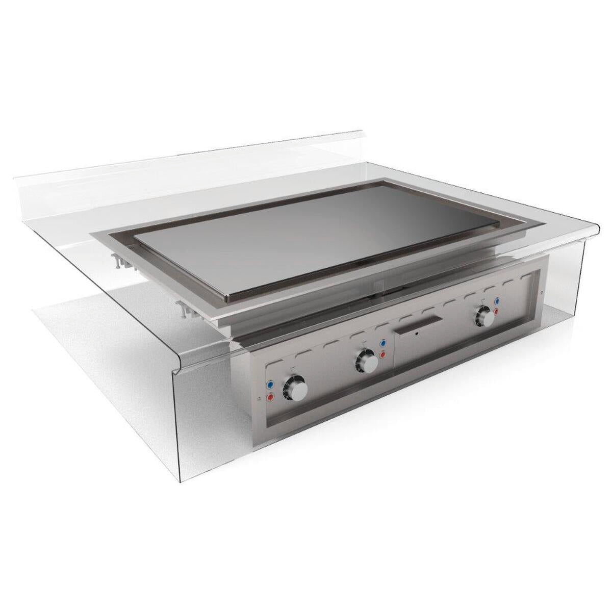 Plaque au chrome électrique encastrable - M1000E-DI - CODIGEL