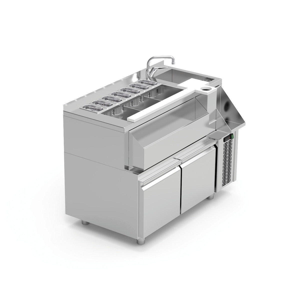 Meuble cocktail réfrigéré - MCR-120D - CODIGEL