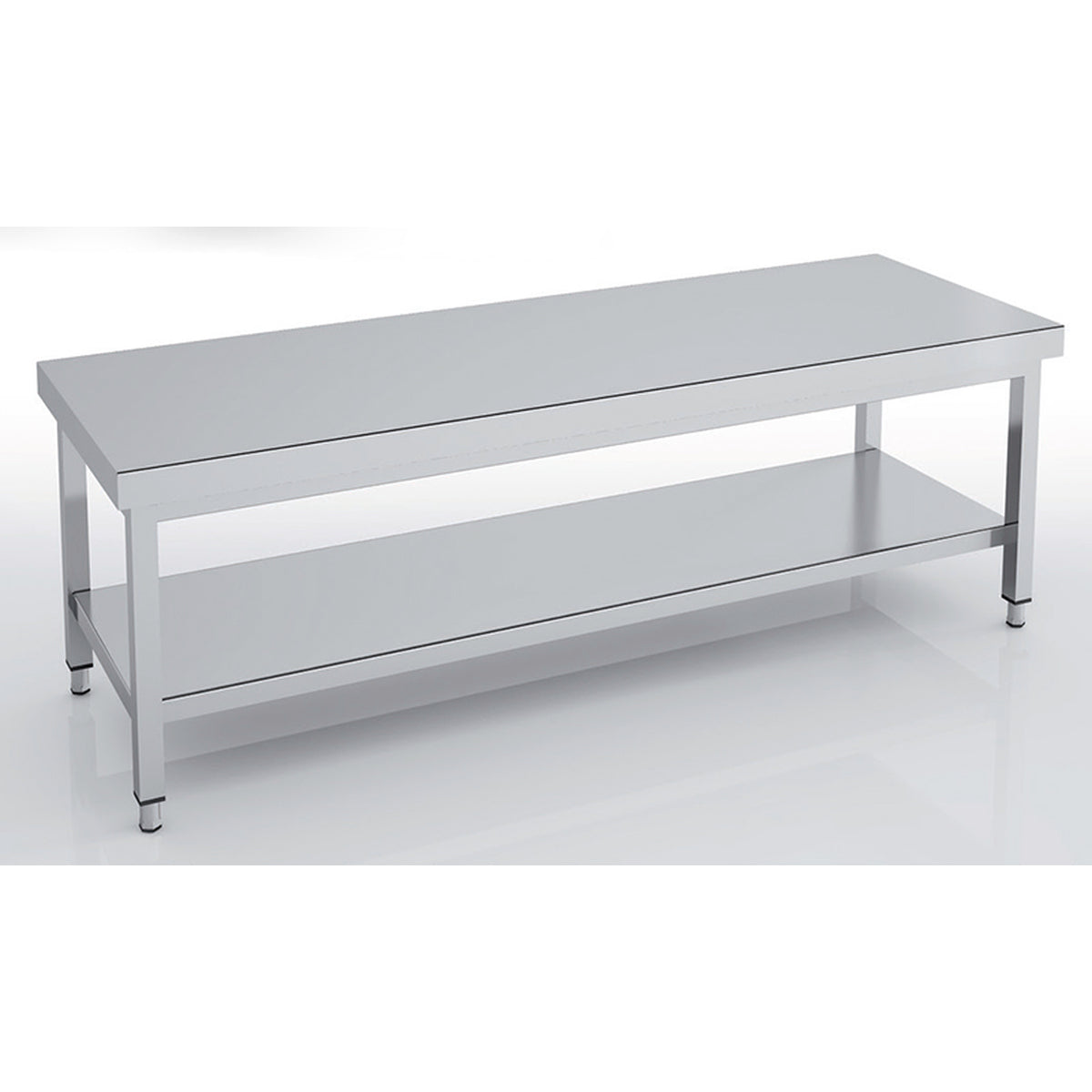 Table soubassement centrale série 700 en inox - MCBD70-220 - CODIGEL