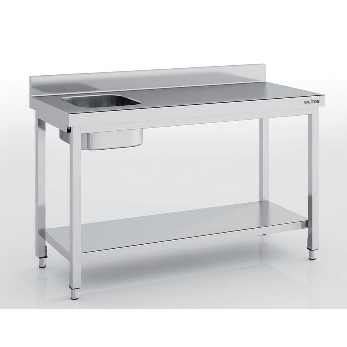 Table de chef série 600 en inox - MCCD60-180IE - CODIGEL