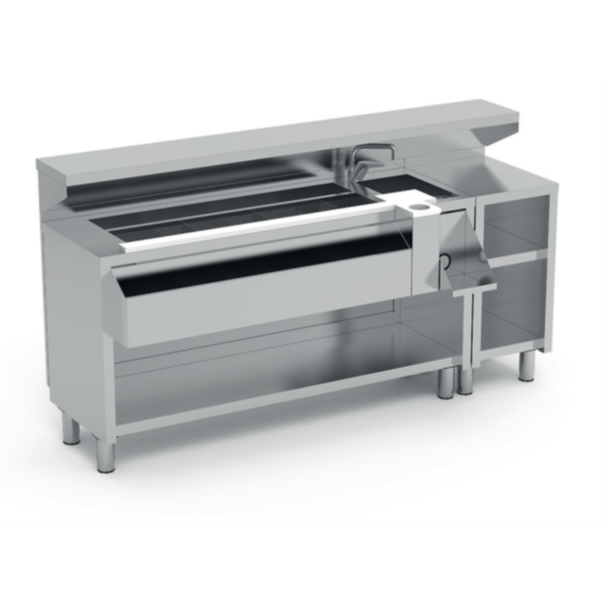 Meuble neutre pour la préparation de cocktail - MCN-80 - CODIGEL