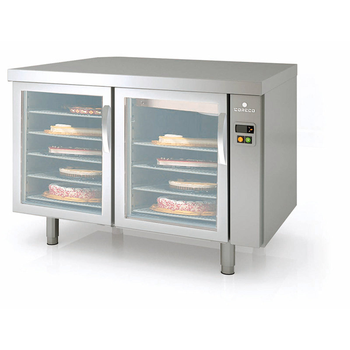 Meuble 800 négatif sans groupe 2 portes vitrées - MCPPV-120 - CODIGEL