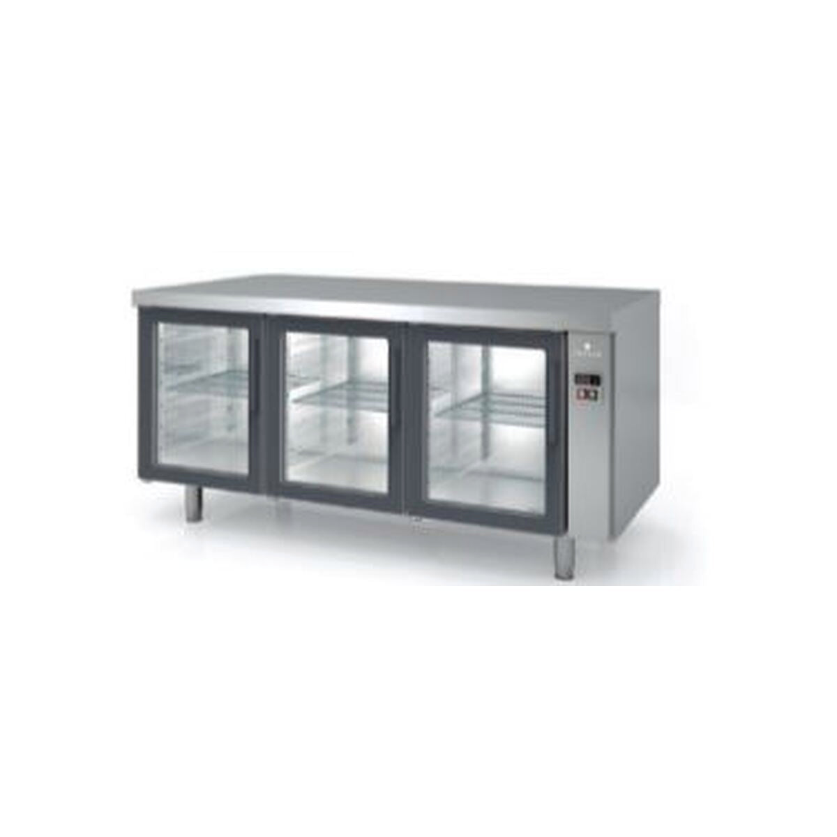 Meuble 800 négatif sans groupe 3 portes vitrées - MCPPV-170 - CODIGEL