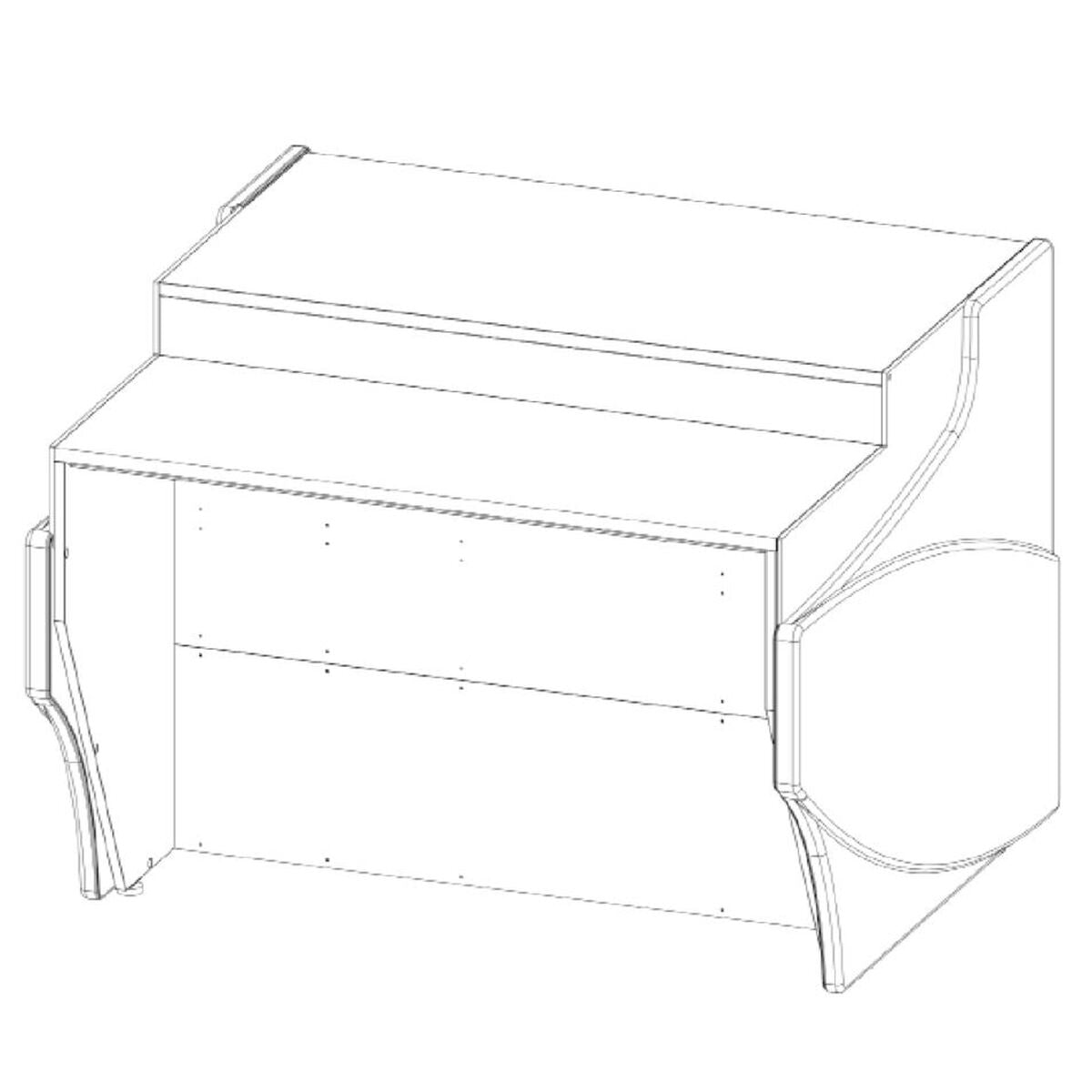 Meuble caisse droit pour gamme CVE-9 et CVEP-9-RC - MCVE-9-12-RC-DIS - CODIGEL