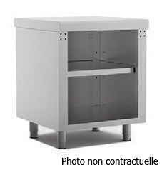 Meuble neutre ouvert sans décor - SELF-SERVICE 750 - SENO1125-SD - Nosem
