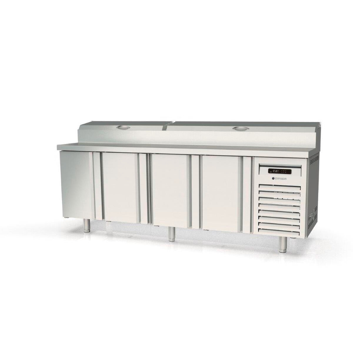 Meuble de préparation 700 positif - 4 portes - MFEI70-225 - CODIGEL