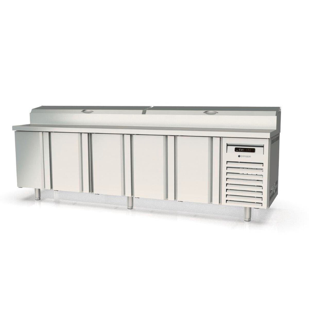 Meuble de préparation 700 positif - 5 portes - MFEI70-270-1/6 - CODIGEL