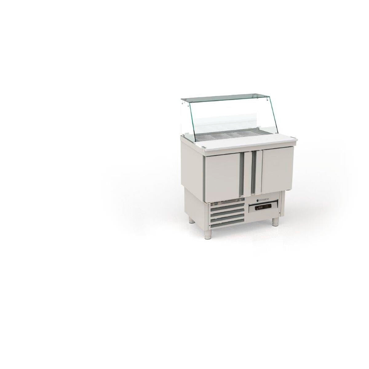 Meuble de préparation 700 positif - 2 portes - MFK-100 - CODIGEL