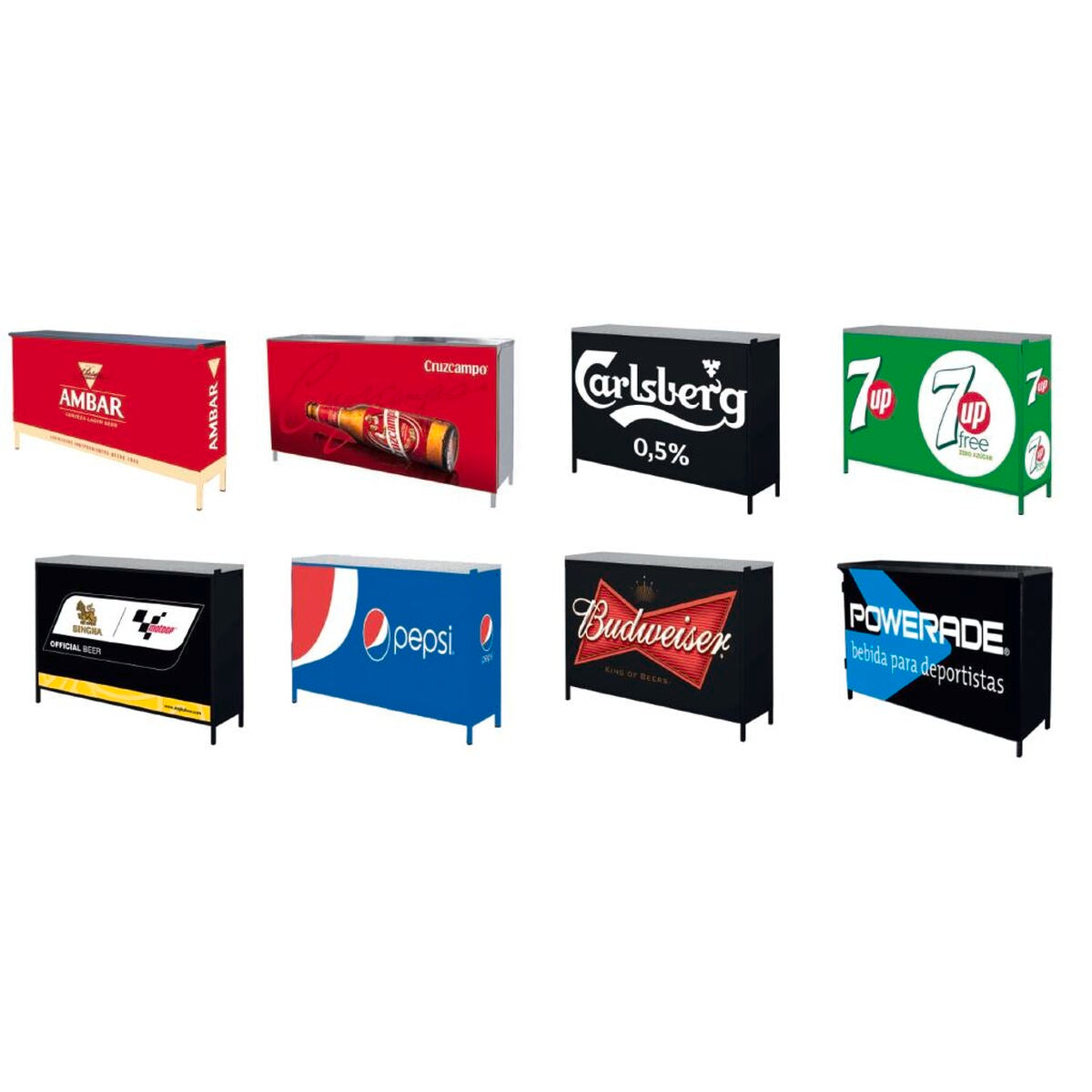 Comptoir pliant - MP-190-LOGO - CODIGEL