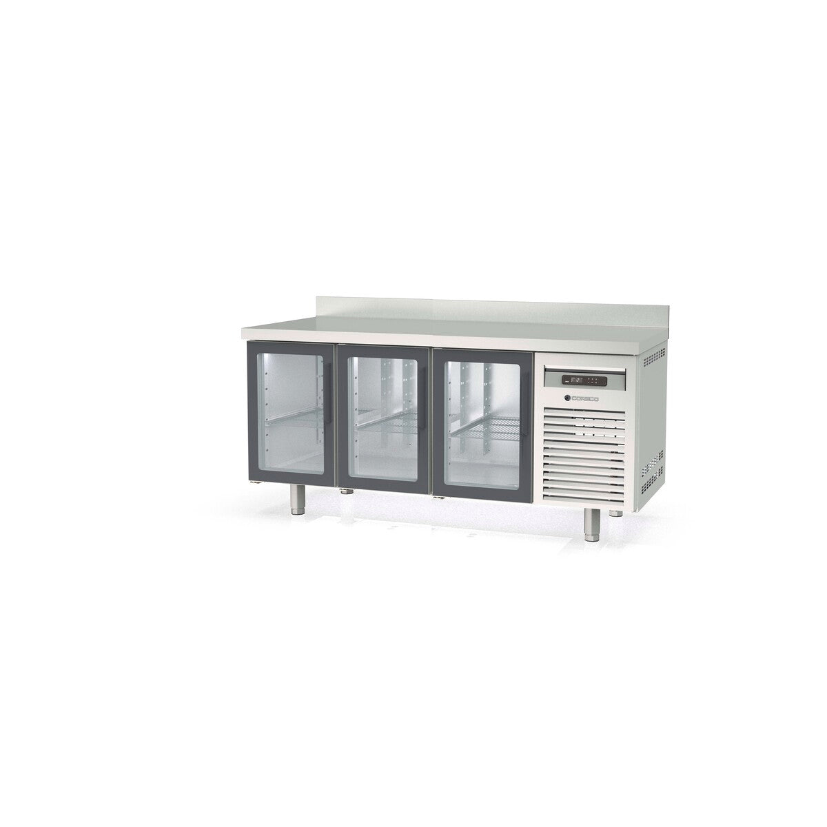 Meuble 700 positif - 3 portes vitrées - MRGV-200 - CODIGEL