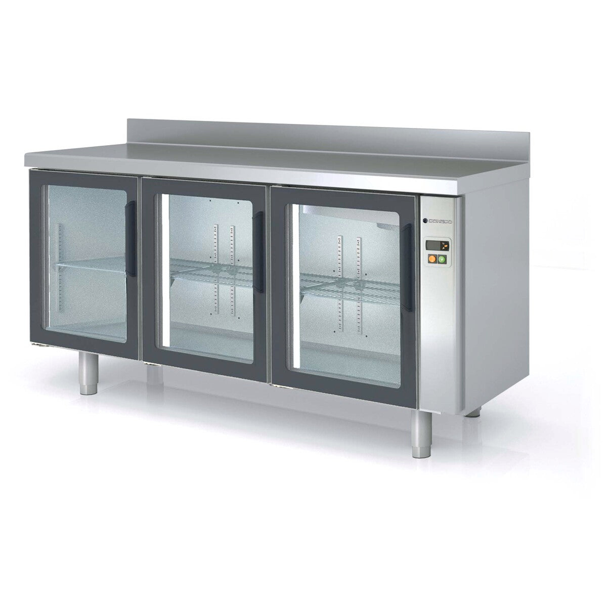 Meuble 600 positif sans groupe 3 p. vitrées - MRSPV-170 - CODIGEL