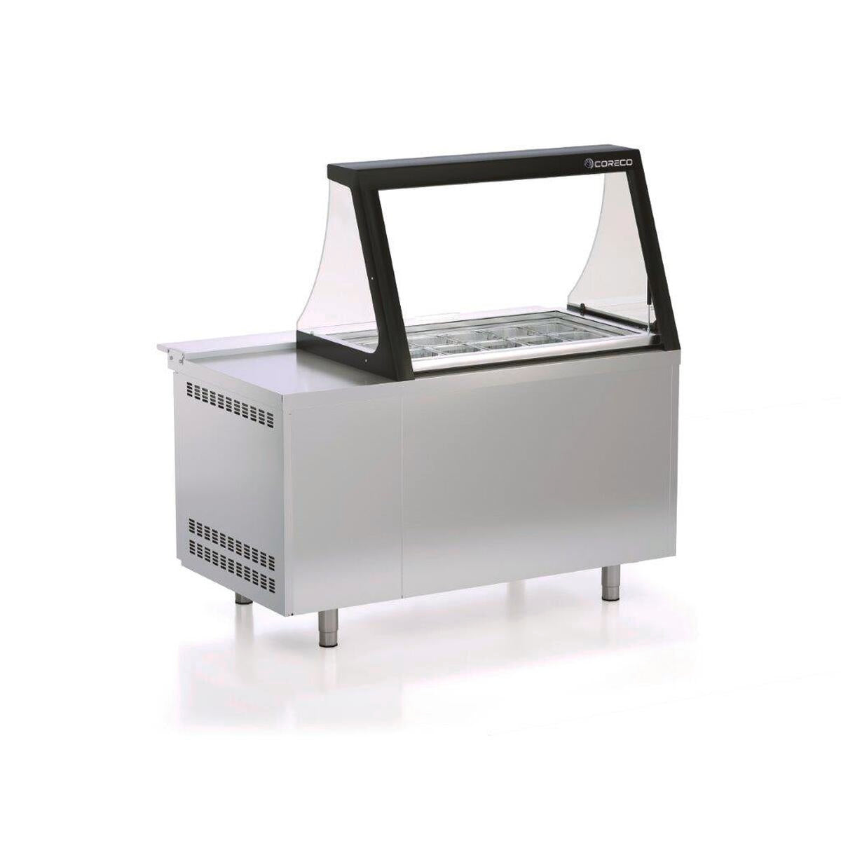 Meuble salade-bar 800 - 2 portes pleines - PC80-150-L - CODIGEL