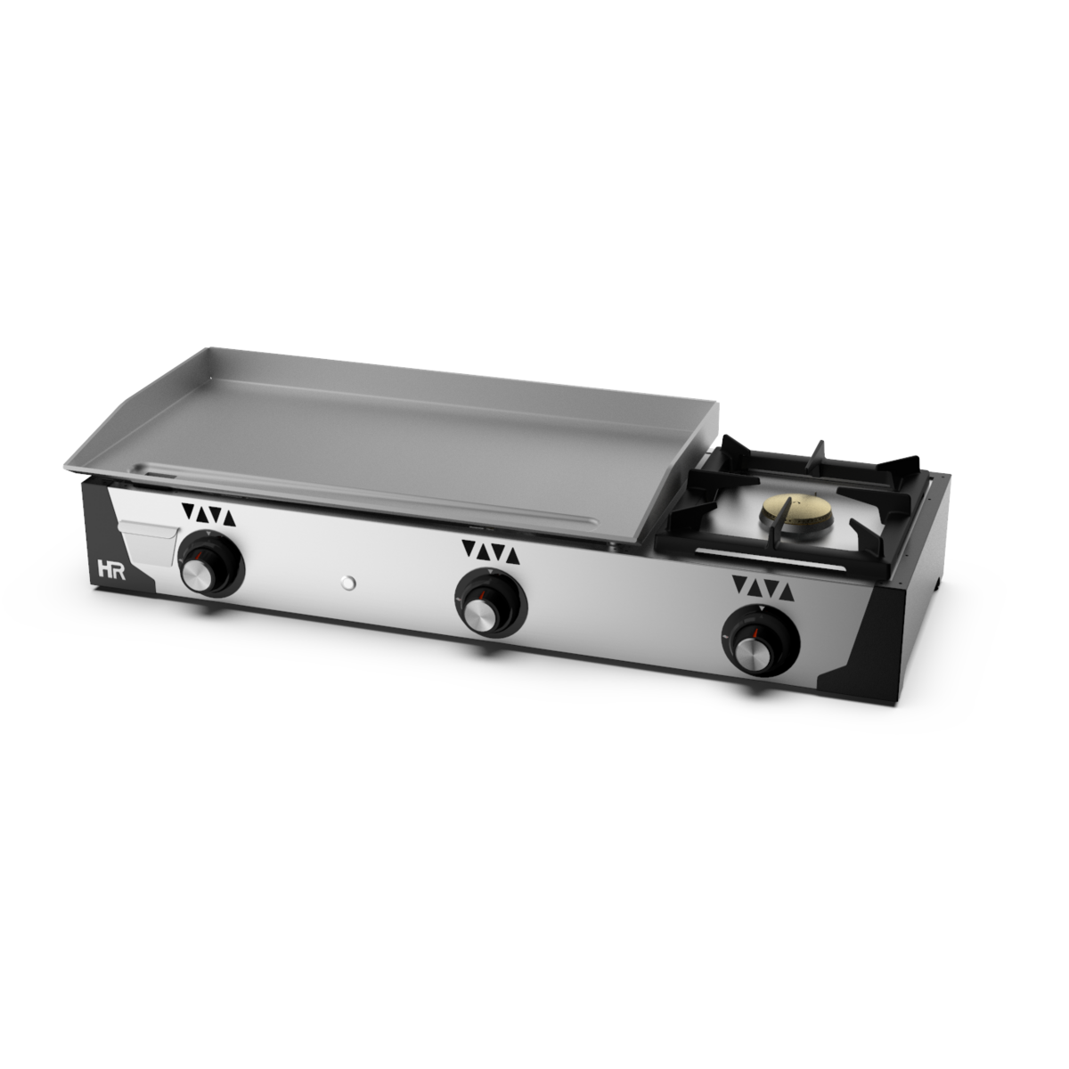 Plancha gaz 6 mm + réchaud - PLC8100F - CODIGEL