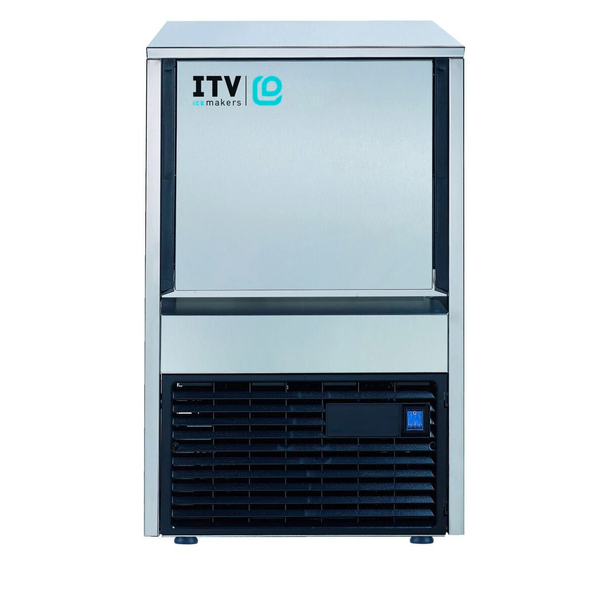 Machine à glaçons à palettes - Prod. (24H): 22kg - Refroidissement AIR - Glaçons creux 20 g - Q20A - CODIGEL