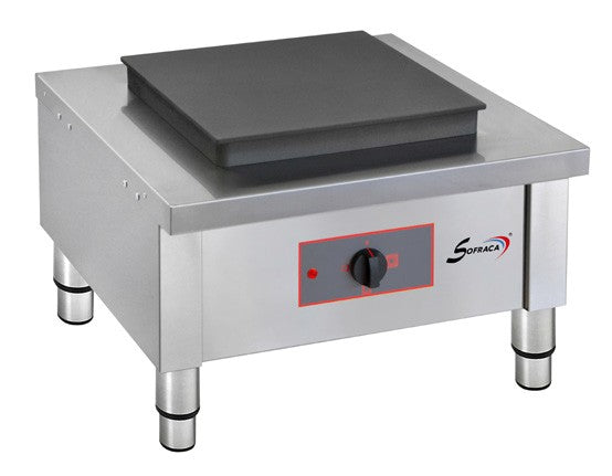 Réchaud électrique - 1 plaque carré 400 x 400 mm - 27144XXL