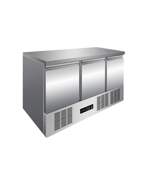 SALADETTE REFRIGEREE - AVEC DESSUS INOX - 3 PORTES