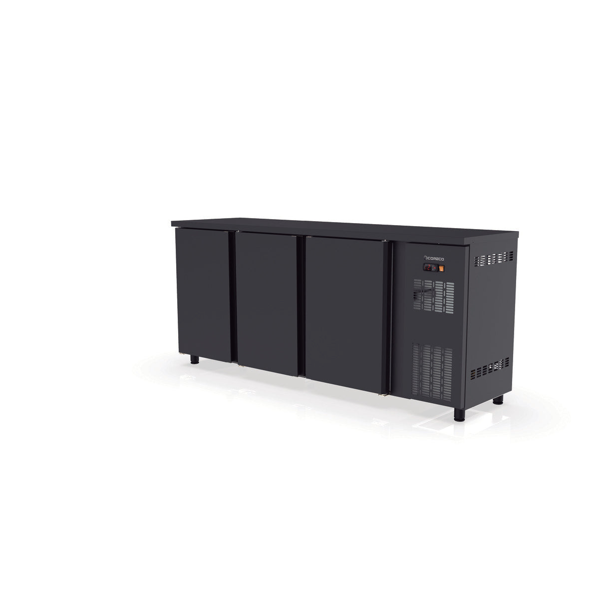 Arrière-bar positif H.820 3 p. pleines battantes - SB-200 - CODIGEL