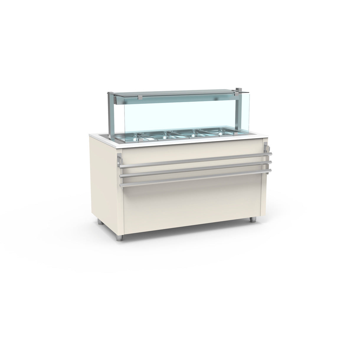 Smart Buffet bain marie à eau - SBCCH-3G-B - CODIGEL