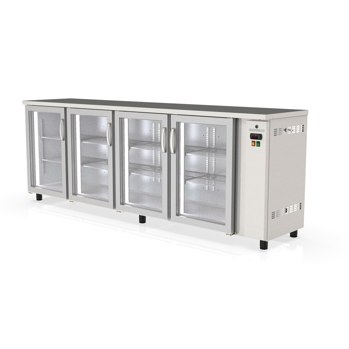 Arrière-bar positif s/gpe 4 p. vitrées battantes - SBIEP-240 - CODIGEL