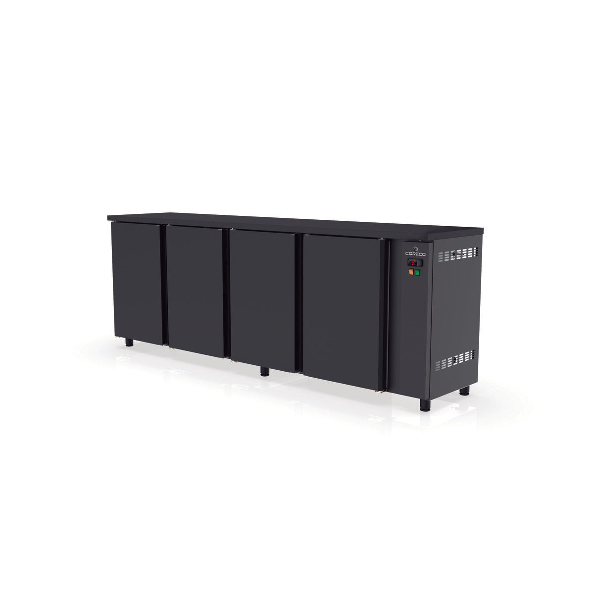 Arrière-bar positifs/groupe 4 p. pleines battantes - SBP-240 - CODIGEL