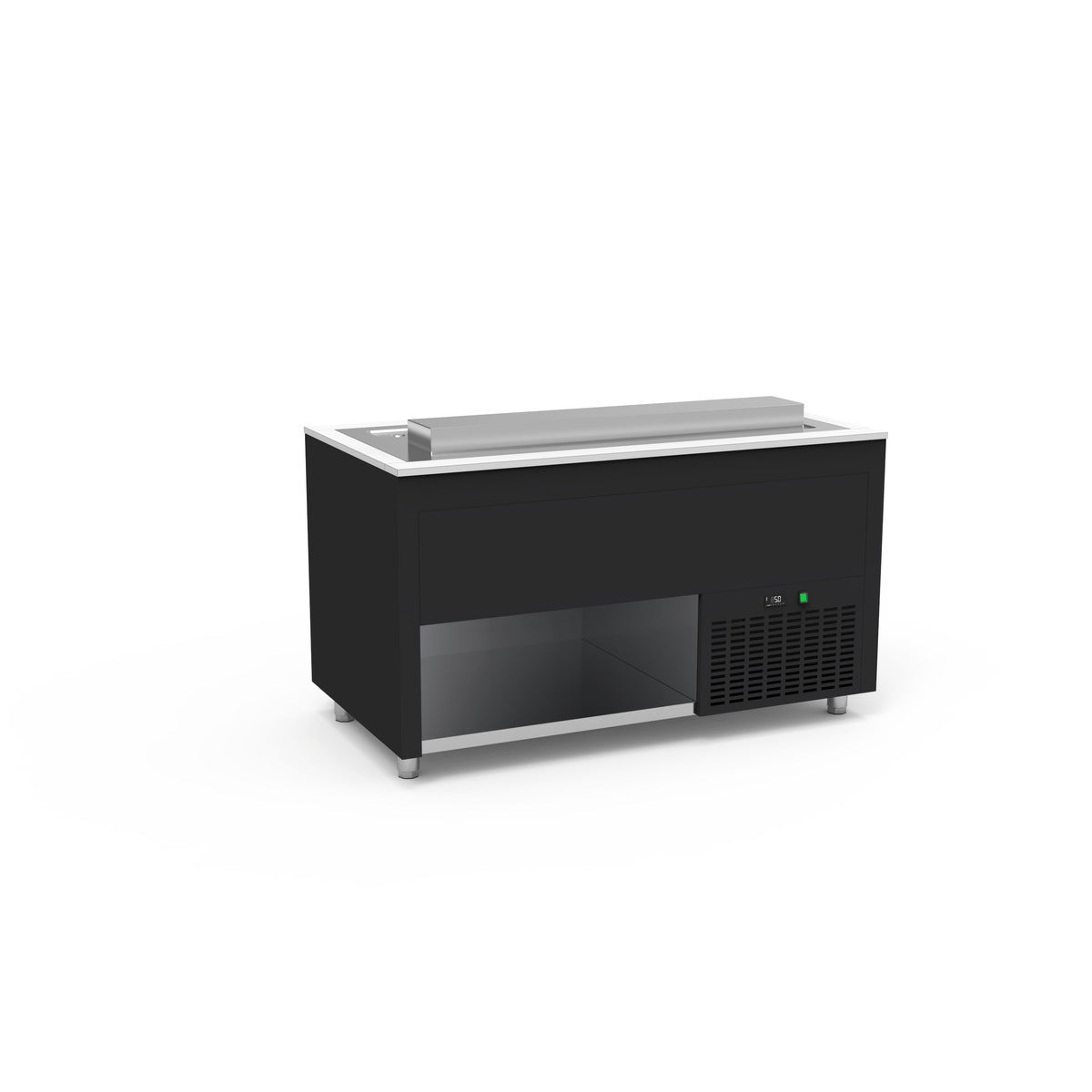 Smart Buffet plaque froide deux niveaux - SBPD-4G-N - CODIGEL