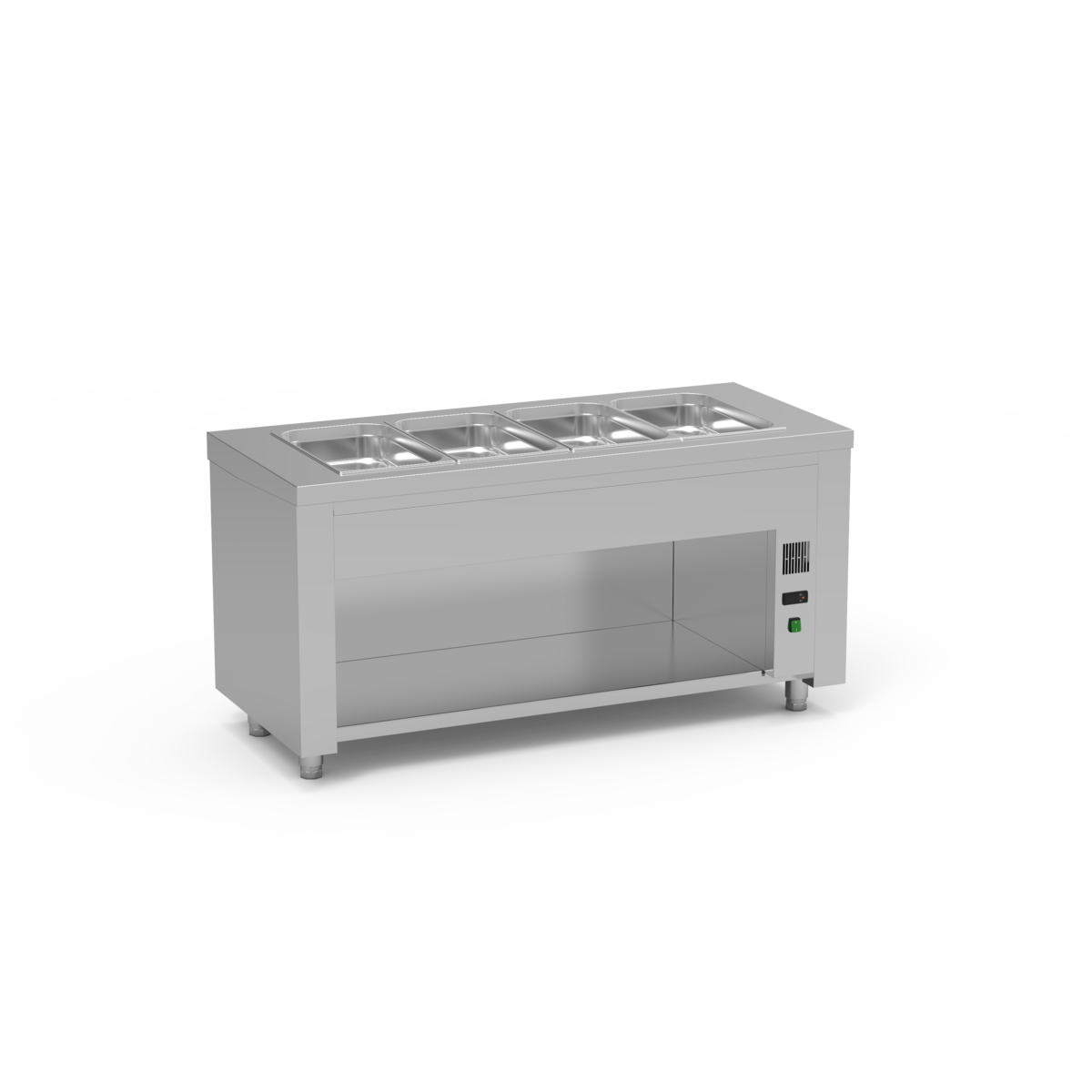 Meuble bain-marie sec sans réserve - SBSA-200 - CODIGEL