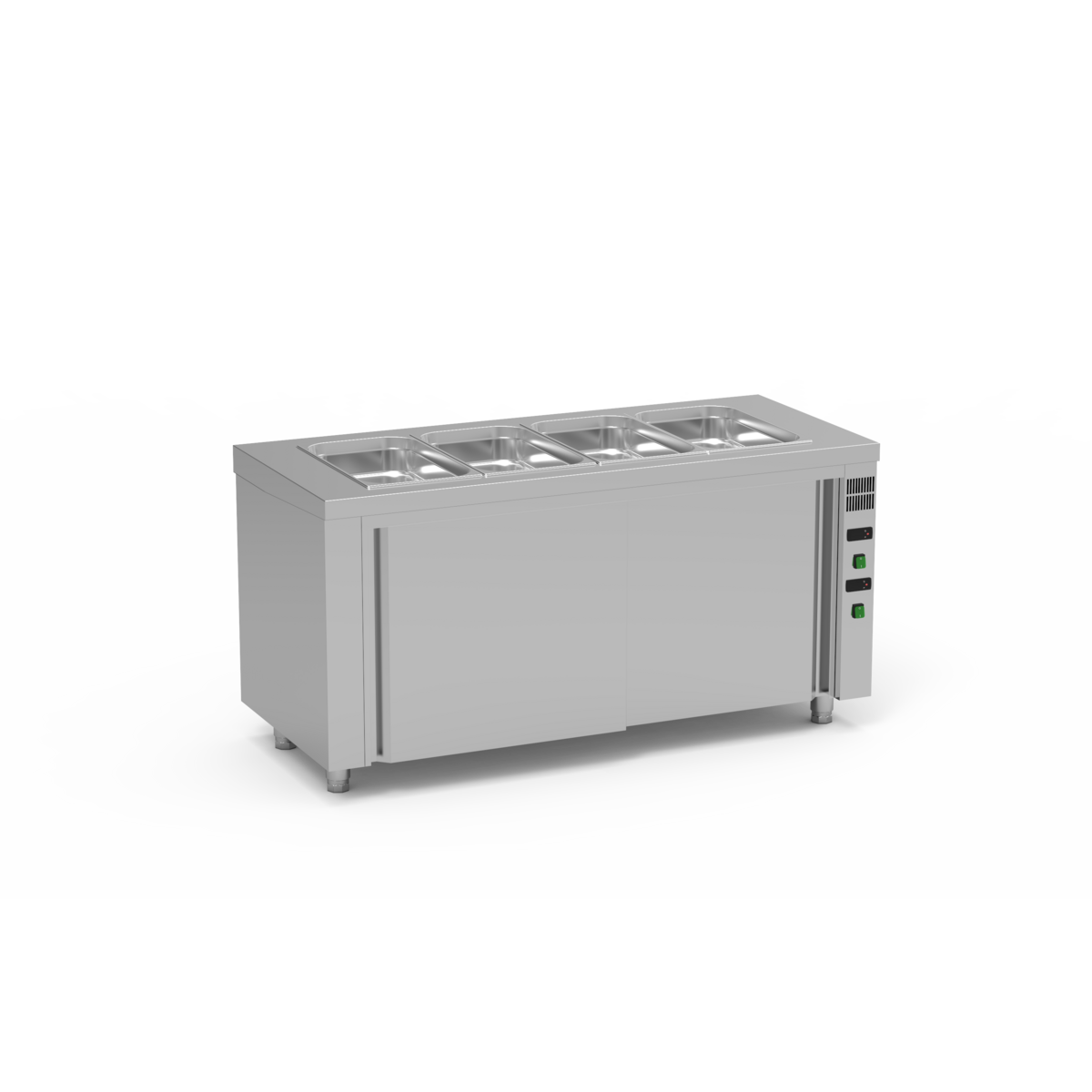 Ilot central avec bain marie à chaleur sèche - SBSC-200 - CODIGEL