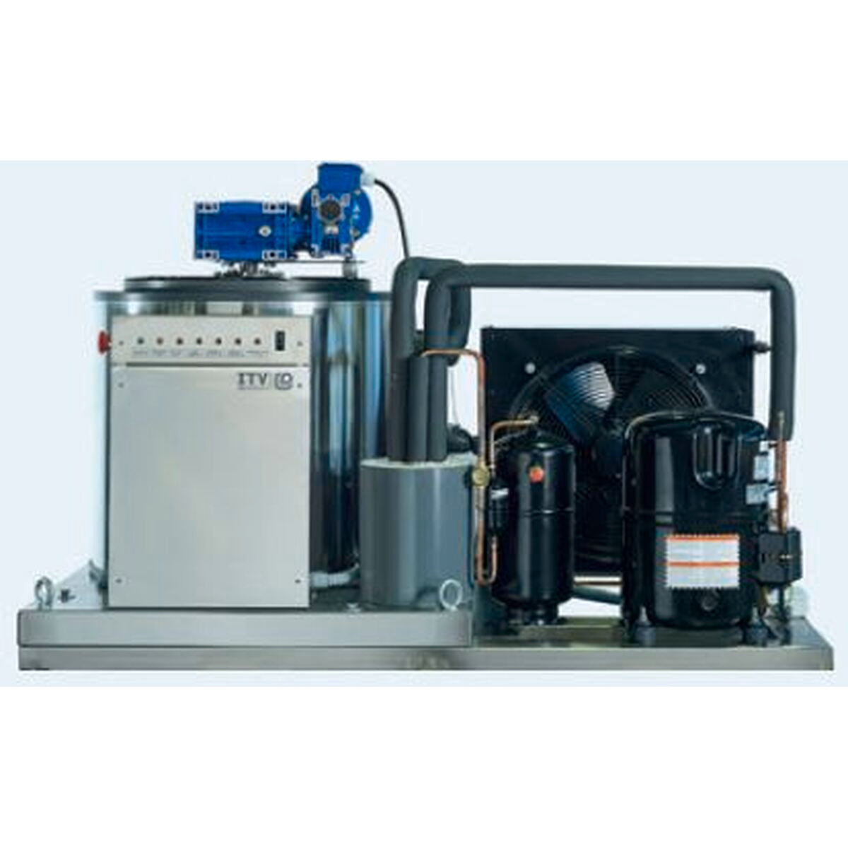 Machine à écailles - Prod. (24H): +/- 1000kg - Refroidissement AIR - Glace à écailles (1,5 - 2,2mm) - SCALA1000 - CODIGEL