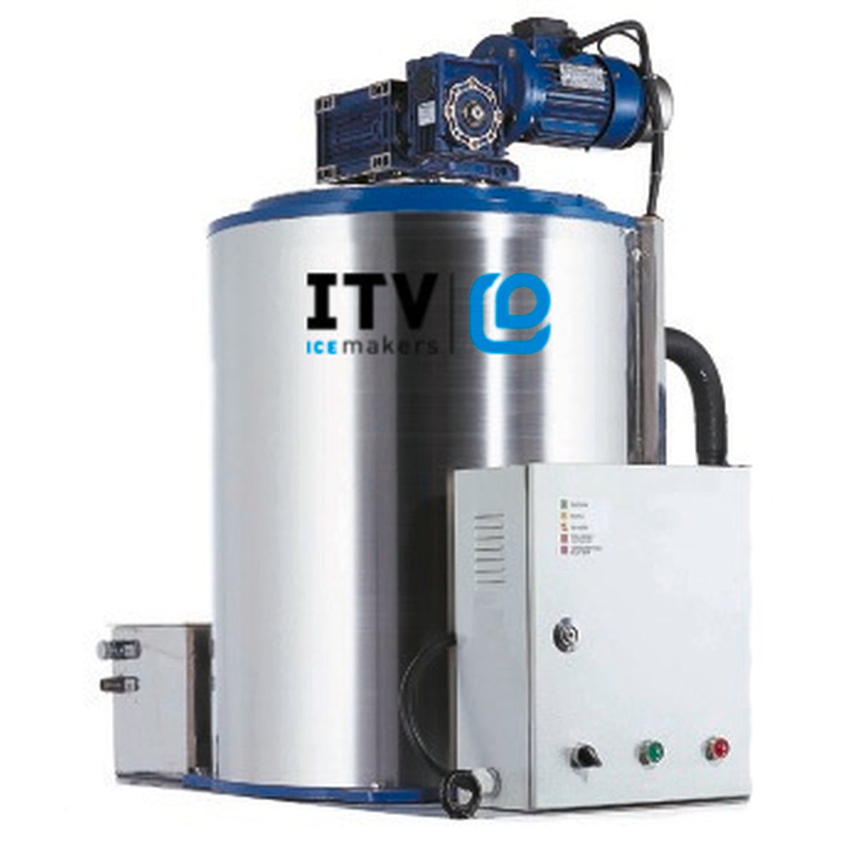 Machine à écailles SPLIT - Prod. (24H): +/- 2000kg - Glace à écailles (1,5 - 2,2mm) - CO2 - SCALA2000CO2SPLIT - CODIGEL