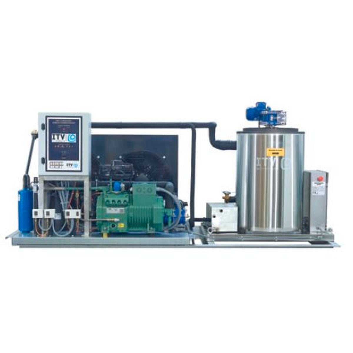 Machine à écailles - Prod. (24H): +/- 3000kg - Refroidissement AIR - Glace à écailles (1,5 - 2,2mm) - SCALA3000 - CODIGEL