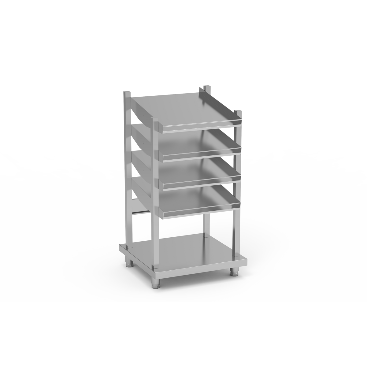 Distributeur de verres sur pied avec étagère - Self enfant - SIDVP - CODIGEL