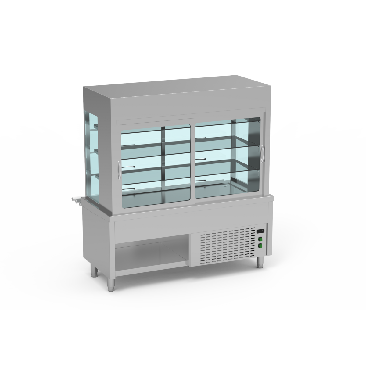 Meuble avec vitrine et plaque sans réserve - SIVPN-160 - CODIGEL