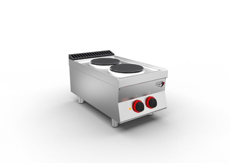 SOFRACHEF - Top 2 plaques rondes - électrique - 7STPR2E