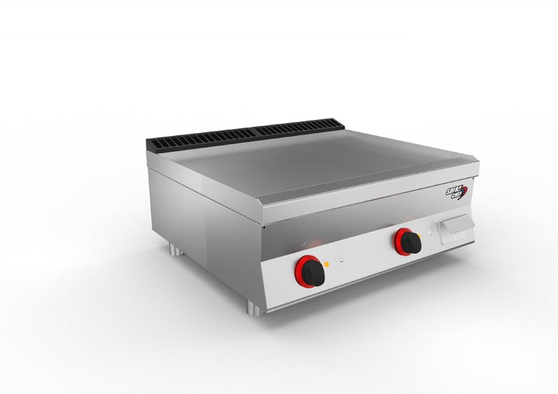 SOFRACHEF - Top plancha électrique - L 800 mm - AISI 430 lisse - 7STP8ALE