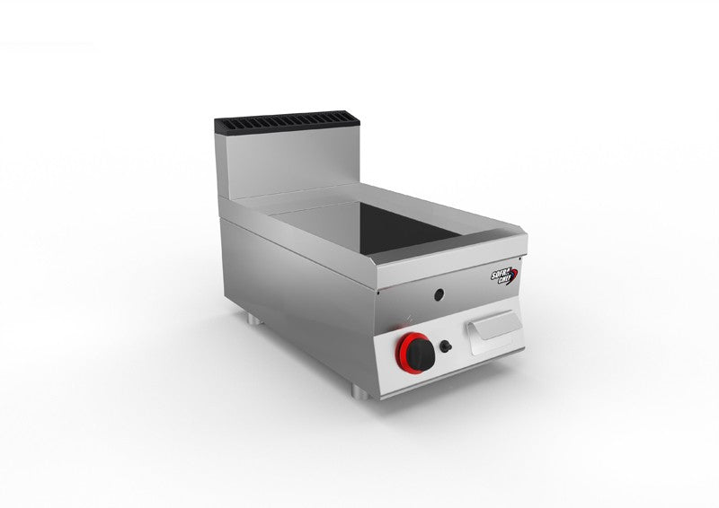 SOFRACHEF - Top plancha gaz - L 400 mm - Chrome lisse - 7STP4CLG