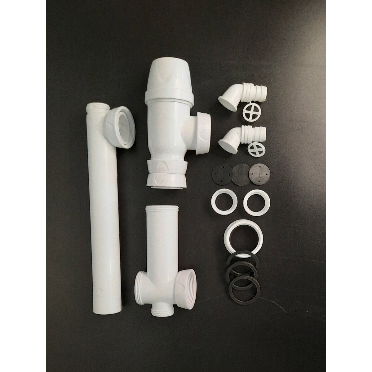 Siphon PVC pour double cuve - Diamètre 40 - SPVC2 - CODIGEL