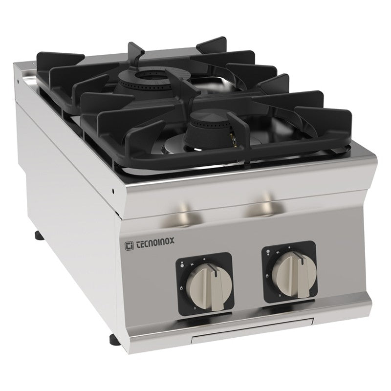 Tecnoinox - Plaque de cuisson - Top 2 feux vifs gaz - Gamme 700 - PCG4G7