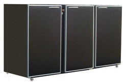 Unifrigor - Arrière-bar Skinplate - Série CLASSIC - Sans groupe - 3 larges portes pleines - 523 litres - U53LSSG
