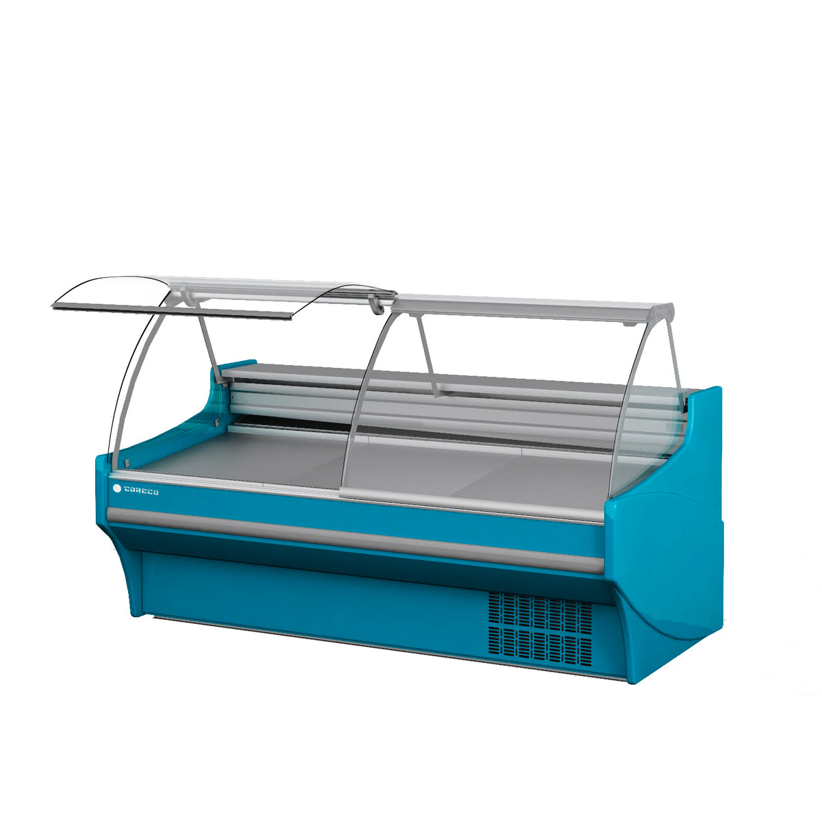 Vitrine avec vitre relevable prof 1100 - VE-10E-10-C-TF - CODIGEL