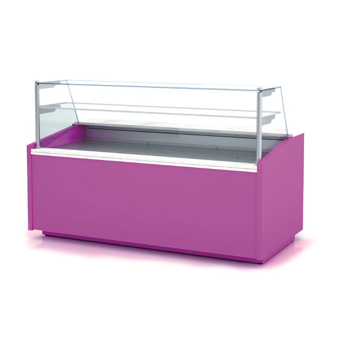 Vitrine fond plat - VEGPC-10-10-TF - CODIGEL
