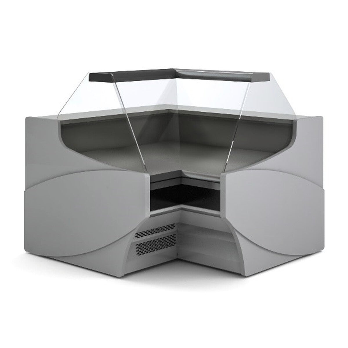 Vitrine d'angle pour gamme fond plat - VEGPC-10-RN90 - CODIGEL