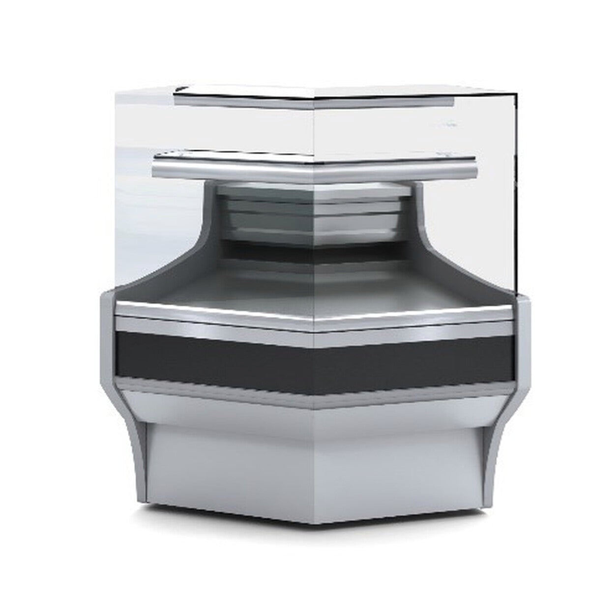 Vitrine d'angle pour gamme VEP-9 - Neutre - VEP-9N-AP45-RR - CODIGEL