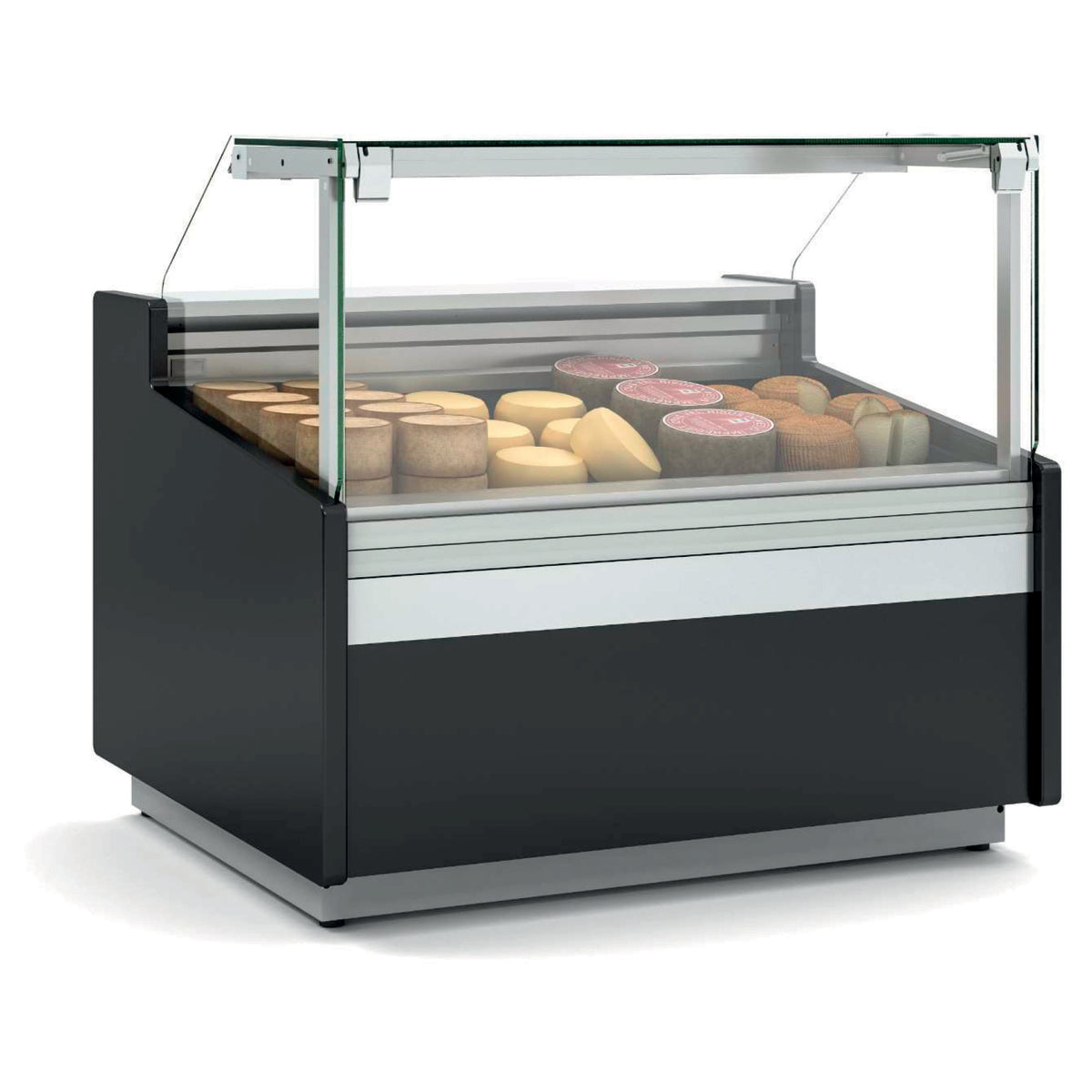 Vitrine avec vitre relevable prof 1100 spéciale fromage - VES-10E-15-RC-QES - CODIGEL