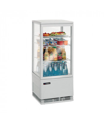 VITRINE PANORAMIQUE - VERSION BLANCHE - 49 L