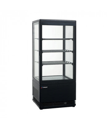 VITRINE PANORAMIQUE - NOIRE - 49 L