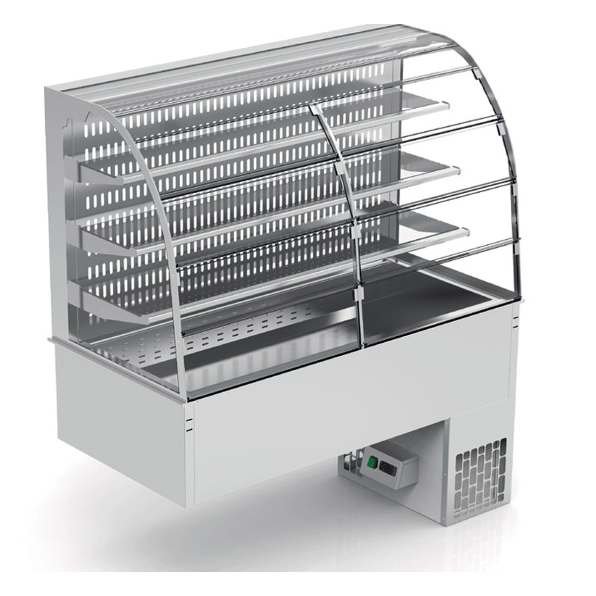 Vitrine fond plat - VEG-10-10-TF - CODIGEL main image 1
