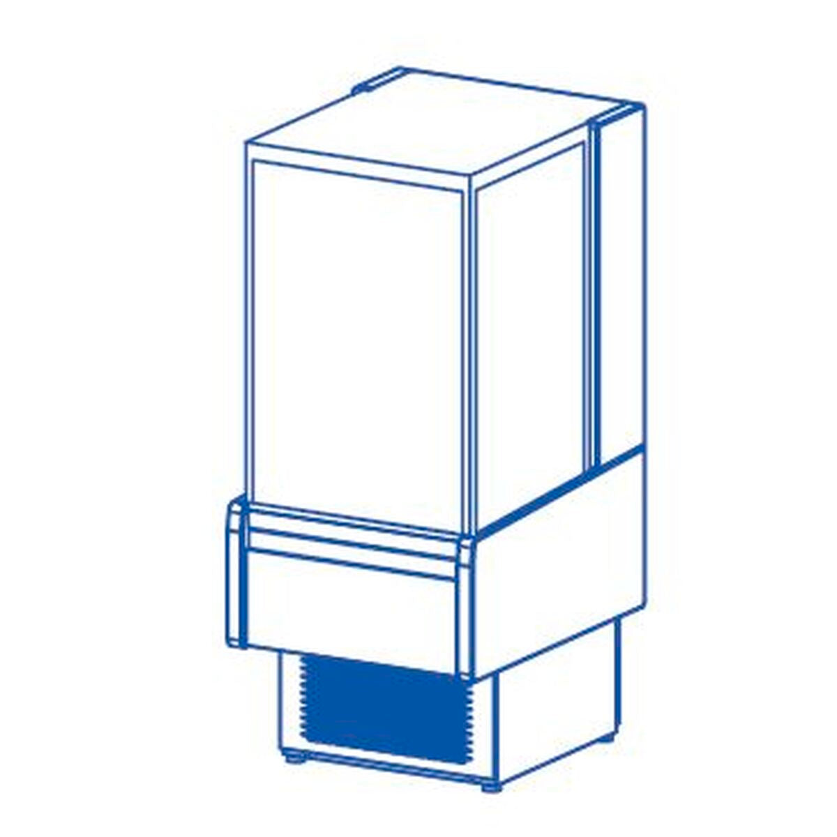 Vitrine service arrière 3 étagères réfrigérée - VV-6-6-R - CODIGEL